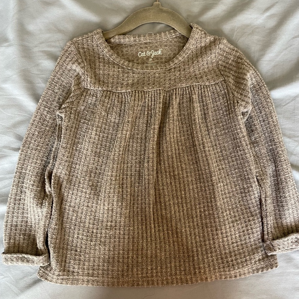 3T Cat & Jack Toddler Girl's Gray Sweater